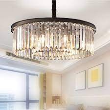 This modern led pendant crystal chandelier is a designer's dream. Buy Meelighting Crystal Chandeliers Modern Contemporary Ceiling Lights Fixtures Pendant Lighting Dining Room Living Room Chandelier D21 6 H7 1 Online In Vietnam B07m5zsjgv