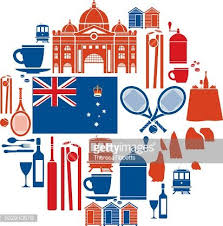 Vector Art Melbourne Icon Set Vector Art Melbourne Travel Images