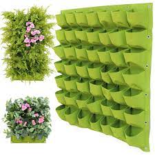 wall garden planter bag planters vertical green etsy flowers vegetable gardens plant hanger outdoor