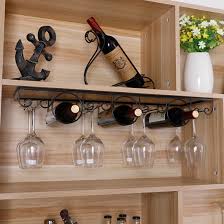 Make your kitchen and dining experience great with the linus drawer organizer 3 compartment. 4 Rows Hanging Wine Glass Organizer Wine Storage Holder Under Cabinet Stemware Rack Hanger Holds 3 Bottles Wine Wine Racks Aliexpress