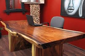 Massivholzmöbel & echtholztische aus hannover. Schreibtisch Suar Holz Massiv Tisch Tischplatte Natur 200x93x79