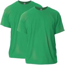 Gildan Adult Ultra Cotton T-Shirt Style G2000 Multipack Irish Green 2-Pack,  M : Buy Online at Best Price in KSA