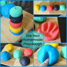 The Best Homemade Playdough Recipe Homemade Playdough Recipe Best Homemade Playdough Recipe Homemade Playdough