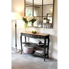 Console 1 Tiroir 2 Etageres Plateau Bois Massif 110 X 35x 90 Cm Collection Pauline Mobilier De Salon Meuble Entree Decoration Interieure