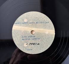 Bing Crosby's first recorded record from 1926