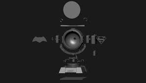3d Printed Signal Night Light Base For Batman Superman Justice League By Bstar3dprint Pinshape