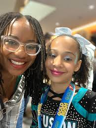 Look who's team hit Zero today! Proud of this little lady and all her hard  work this season. It is her first year doing competitive cheerleading, she  ended up making a competitive