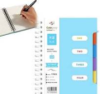 ​​Piwvid 4 Subject Notebook with Dividers Tabs, Large Multi Subject Organizer for Office Work Documentation Note Taking and Meeting Records, Sturdy ...