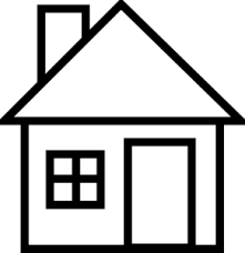 When You Build Your House I Ll Come By Clip Art Line Art Images Simple House Drawing