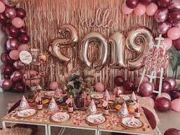 Happy New Year Everyone I Couldn T Be Happier With All The Achievements Friendships And Birthday Party Decorations Rose Gold Party Girl Birthday Themes