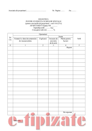 Presedintele asociatiei de proprietari urmareste indeplinirea obligatiilor cetatenesti ce. Registru Pentru Evidenta Sumelor Speciale