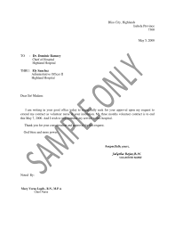 Every contract should have a clause that specifies how the request letter for extension of employment contract. Sample Letter To Extend Nurse Contract