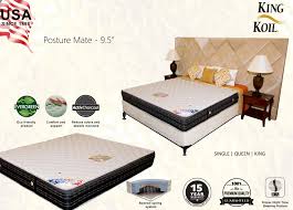 Beddings sleeping in has more reasons. King Koil Posture Mate King Spring Mattress 78 X72 X9 5 Buy Sell Online Best Prices In Srilanka Daraz Lk