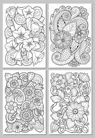 You'll find both simple and complex designs all throughout my site, yet i'm linking to the more advanced pages here to make it easy for you to find. Greeting Cards With Abstract Flowers Pages For Adult Coloring Royalty Free Cliparts Vectors And Stock Illustration Image 66712654
