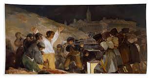The Third Of May 1808 In Madrid Beach Sheet For Sale By Francisco Goya