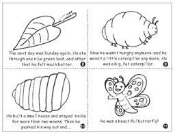 Hungry caterpillar by eric carle. The Very Hungry Caterpillar By Eric Carle Mini Book By Rick S Creations