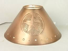 Chandeliers, wax warmers, and country lamps. Empire Style Metal Lamp Shade With Punched Tin Star Design Moravian Star Lights Custom Metal Lighting Home Decor