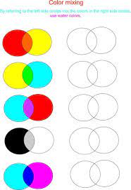 Color Mixing Worksheets Preschool Color Activities Kindergarten Color Mixing Color Activities