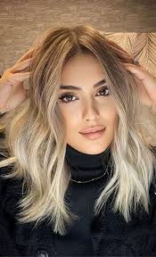 37 Best Blonde For Medium Length Haircuts : Baby Blonde Lob Haircut with  Waves