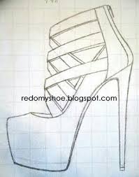 Como Dibujar Un Zapato Tacones Sanat Ayakkabi Tasarim Ayakkabilar Moda Karalama Defteri