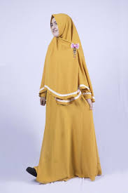Hijab Syari Warna Kuning Hijabfest