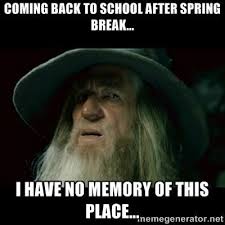 18 Spring Break Memes For Those Who Get Time Off And Those Who Wish They Did Teacher Memes Skyrim Skyrim Memes