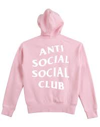 The brand has collaborated with a bathing ape, rimowa, dover street market, playboy, hello kitty, hot wheels, dhl, formula 1 and faze clan. Anti Social Social Club Pink Hoodie Back