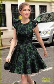 Anna Kendrick On Pitch Perfect 2 S Character We Didn T Need To Try Hard With Beca Anna Kendrick Green Dress Bbc Radio V Green Dress Anna Kendrick Dresses