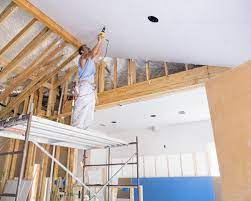 However before embarking on a major drywall installation project make sure you have the right tools and an extra pair. Sheetrock Ceiling Repair Installation Drywall Repair