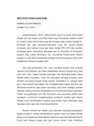 Maybe you would like to learn more about one of these? Refleksi Penulisan Esei