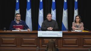 Le candidat a diffamé son adversaire lors d'une conférence de presse. De La Musique Quebecoise Pour Les Conferences De Presse De 13 H Coronavirus Radio Canada Ca