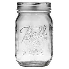 Details About Ball Pint Glass Mason Jars 16 Oz Lid Band Regular Mouth Set Of 12 Fresh Drinks