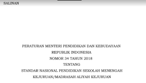 20 tahun 2003 diandalkan oleh bangsa dan negara. Download Permendikbud Nomor 34 Tahun 2018 Informasiguru Com