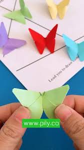 Origami Butterfly Nilay Vatertag In 2020 Basteln Mit Papier Origami 3d Karten Basteln Blumen Selber Basteln