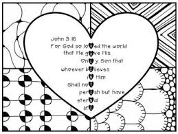 John 3 16 Valentine Coloring Page Zentangle Printable Valentine Coloring Pages Valentine Coloring Coloring Pages