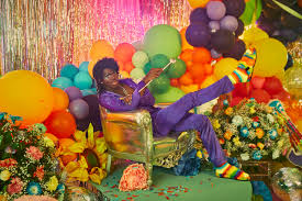 The singer dressed in a white flowing robe. Lil Nas X Talks Ugg Pride Campaign And New Song Sun Goes Down Teen Vogue