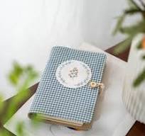 Blue Plaid Flower Notebook Journal A6 A5 Fresh Patchwork ...