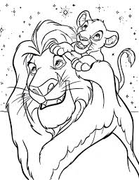Dibujos Disney Para Colorear Rey Leon