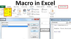 Macros In Excel Enable Record Macros In Excel Useful Guide