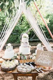 Copper And Rope Dessert Table Tent Sweets Table Wedding Rustic Dessert Table Wedding Dessert Table