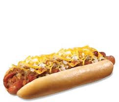Steaknshake S Chili Cheese Footlong Grilled To Perfection And Topped With Our Slow Simmered Genuine Chili Shredd Chili Cheese Hot Dogs Chili Cheese Hot Dog