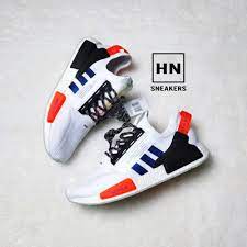 Price and other details may vary based on size and color. Jual Adidas Nmd R1 V2 White Solar Red Black Prm Jakarta Selatan Hnsneakers Tokopedia