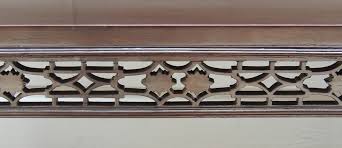 I love chinese chippendale patterns, and especially love them used outdoors in railings and such. 19th Century English Chinese Chippendale Style Mahogany Tea Or Silver Table David Skinner Antiques