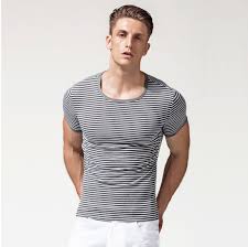 Black And Red Striped T Shirt Mens Striped T Shirt For Men Mens Tshirts Blue Striped Top Stripe Tshirt