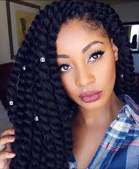 43 Eye Catching Twist Braids Hairstyles For Black Hair Page 2 Of 4 Stayglam Twist Braids Twist Braid Styles Hair Styles