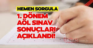 Açık öğretim liseleri mobil uygulaması, yayına girdi. Aol Sinav Sonuclari Aciklandi Meb Aol Ogrenci Giris Ekrani Ile 2021 Acik Lise 1 Donem Aol Sinav Sonuclari Hizli Sorgulama Ekrani Son Dakika Haberler