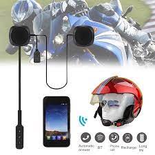 Motorcycle Helmet Wireless Headset H Intercom Headset Helmet Headphones Speakers Hands Free Music Call Control Walmart Com Wireless Headset Headset Bluetooth Stereo Headset