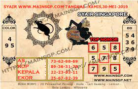 Code Syair Togel 30 Mei 2019 Mainsgp Com Ikan Dewi Bulan Kanguru