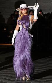 Lady Gaga Wears Purple Hair Dress Lady Gaga Hair Fashion Lady Gaga