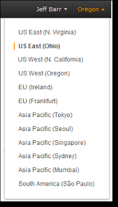 Amazon ses can be used in the following regions Now Open Aws Us East Ohio Region Aws News Blog
